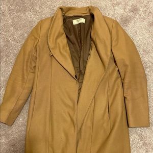 ZARA BASICS CAMEL COAT